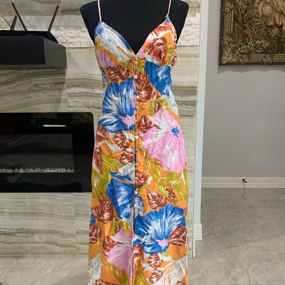 Women’s Maxi Backless‎ Summer Dress. Size S